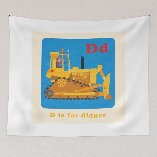 Item preview, D is for digger designed and sold by daviz.