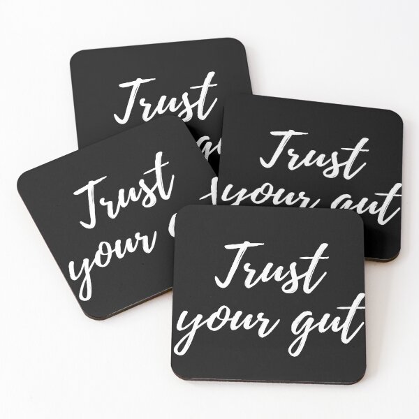 Item preview, Trust your gut -Three word motivational quote designed and sold by DesignsByDaddy.