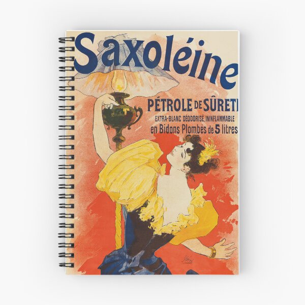 Item preview, SAXOLEINE Petrole De Surete Lamp 1893 Vintage France Art Nouveau Poster by Jules Cheret designed and sold by retroposters.