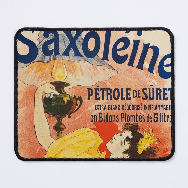 Item preview, SAXOLEINE Petrole De Surete Lamp 1893 Vintage France Art Nouveau Poster by Jules Cheret designed and sold by retroposters.