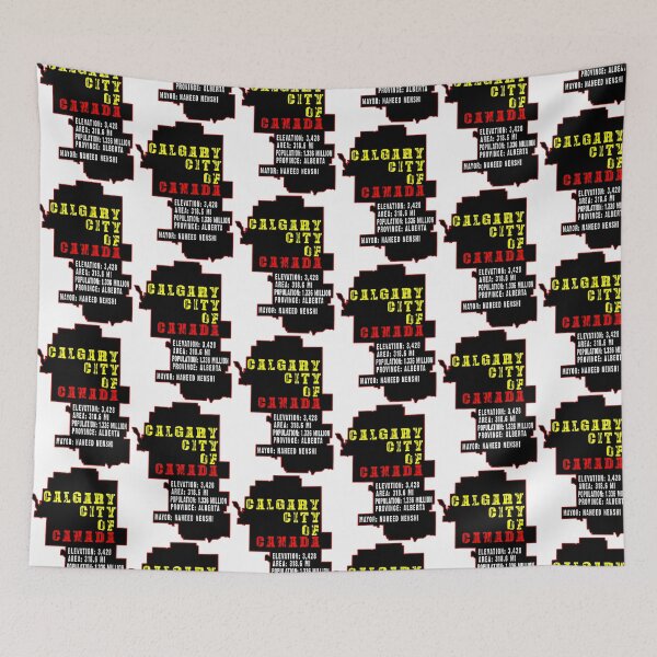 Item preview, Calgary map city of Canada  designed and sold by CodyTode.