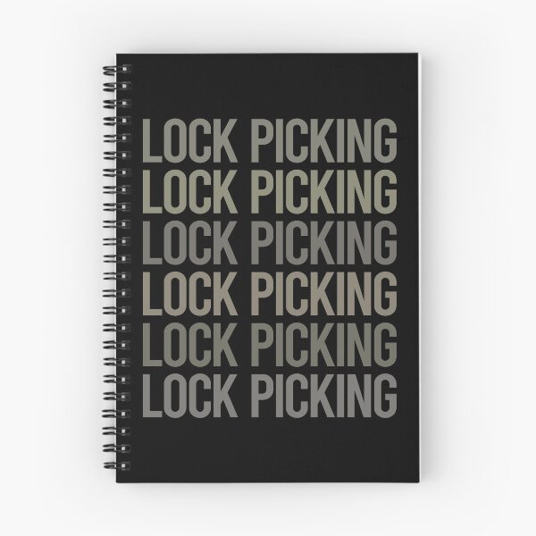 Item preview, Gray Text Art Lock Picking Pick Picker Lockpicking Lockpick Lockpicker Locksmith Locksmithing designed and sold by TarynBrown3126.