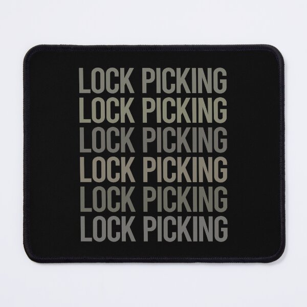 Item preview, Gray Text Art Lock Picking Pick Picker Lockpicking Lockpick Lockpicker Locksmith Locksmithing designed and sold by TarynBrown3126.