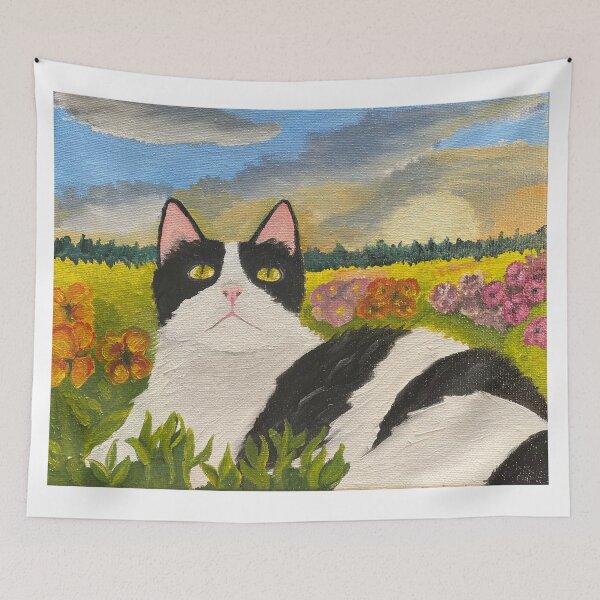 Item preview, Cat at Sunset designed and sold by Kristi Brooks.