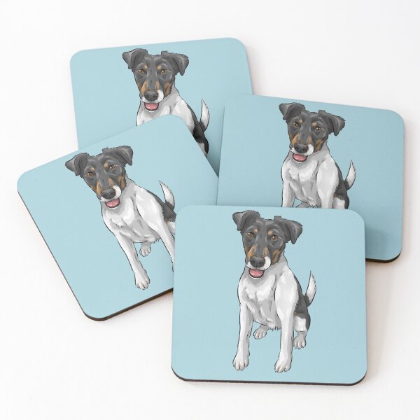 Item preview, Smooth Fox Terrier | Tricolour | Cute Dog Art designed and sold by shirinsart.