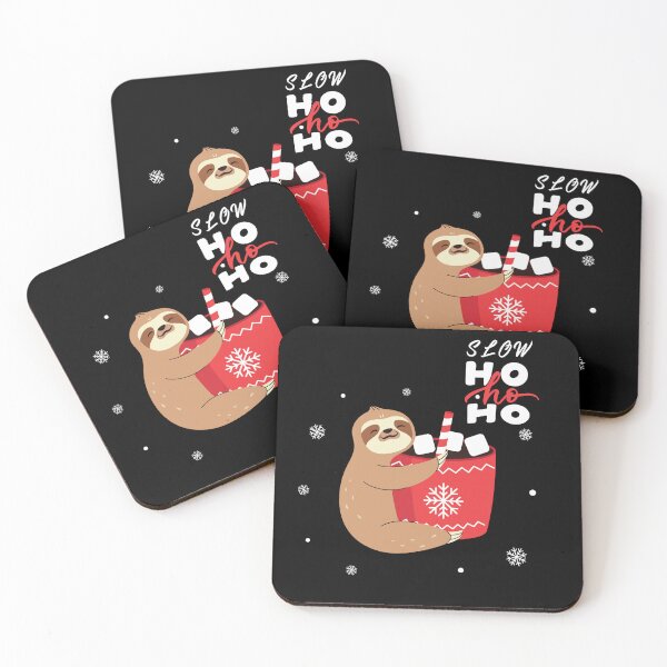 Item preview, Slow HO HO christmas sloth santa  designed and sold by Dieowl.