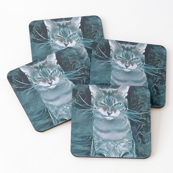 Item preview, Smirking cat painting designed and sold by ThatBanana.