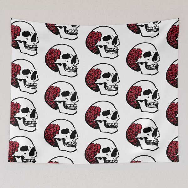 Item preview, Flowery Skull designed and sold by heartfeltarts93.