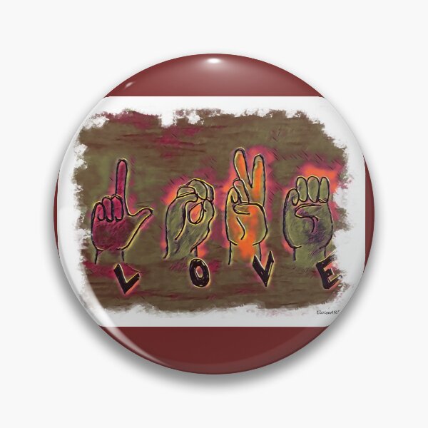 Item preview, ASL L O V E  designed and sold by EloiseArt.