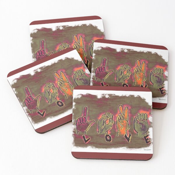 Item preview, ASL L O V E  designed and sold by EloiseArt.