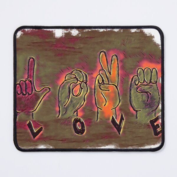 Item preview, ASL L O V E designed and sold by EloiseArt.