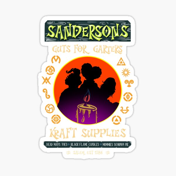 "Guts for Garters Kraft Supplies by Topher Adam" Sticker for Sale by