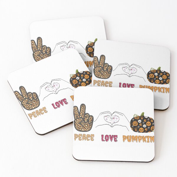Item preview, Peace,  love,  pumpkin saying designed and sold by T-ShirtIn85.
