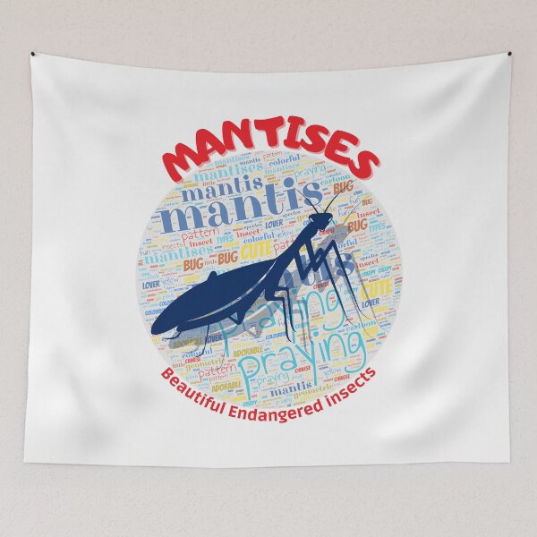 Item preview, Endangered Praying Mantises designed and sold by yassooarts.