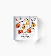 Halloween Funny Acrylic Block