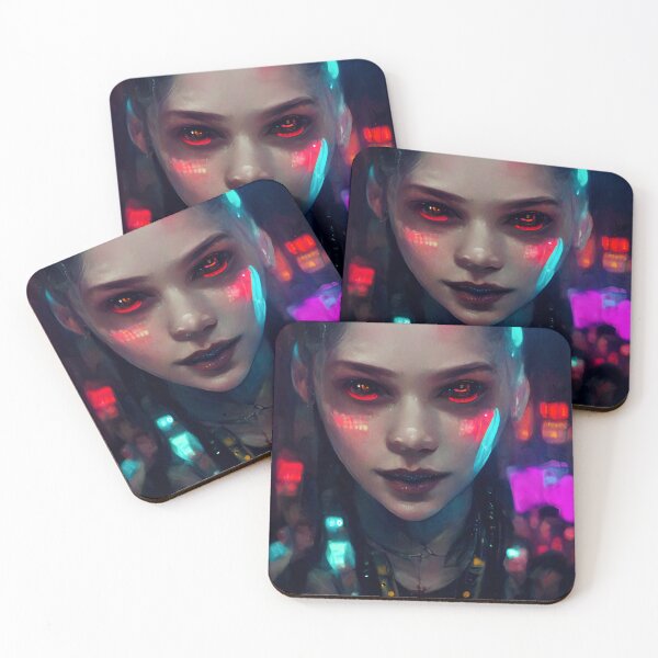 Item preview, The Cyberpunk Girl designed and sold by FantasyAI.