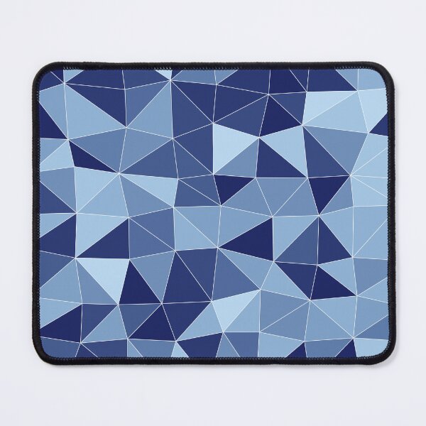 Item preview, Shades of Blue Geometric Pattern designed and sold by Elijah T.