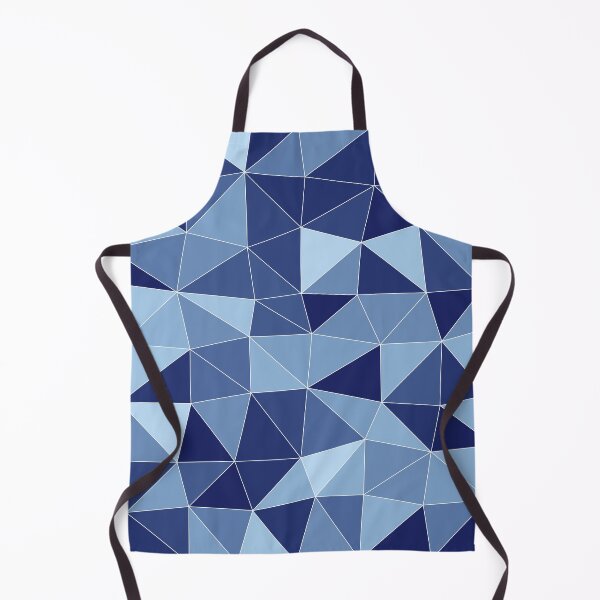 Item preview, Shades of Blue Geometric Pattern designed and sold by Elijah T.