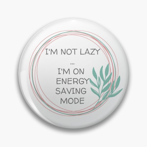 Item preview, I'M NOT LAZY, LEAF CIRCLE designed and sold by dogwoodandthyme.