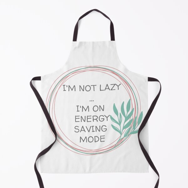 Item preview, I'M NOT LAZY, LEAF CIRCLE designed and sold by dogwoodandthyme.