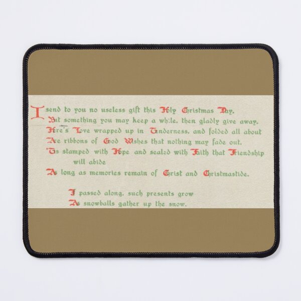 Item preview, I send to you no useless gift this holy Christmas day.... Text Only - Religion designed and sold by ReviveReligion.