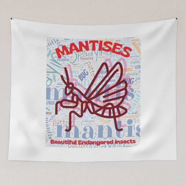 Item preview,  Endangered Praying Mantises designed and sold by yassooarts.
