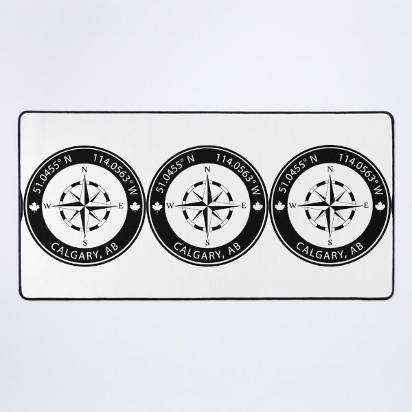 Item preview, Calgary, Alberta Geographical Coordinates designed and sold by CodyTode.