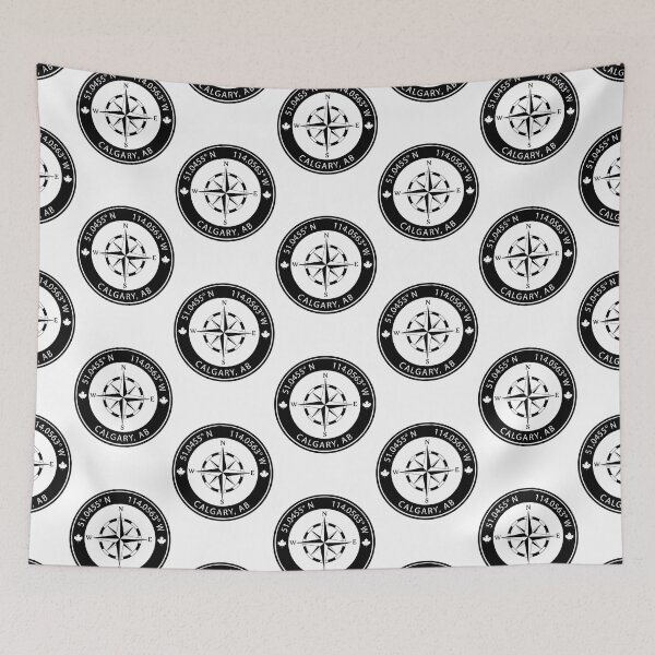 Item preview, Calgary, Alberta Geographical Coordinates designed and sold by CodyTode.