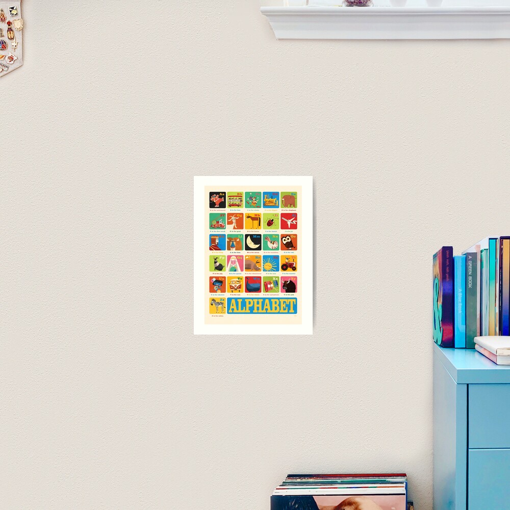 Daviz industries - Alphabet Art Print