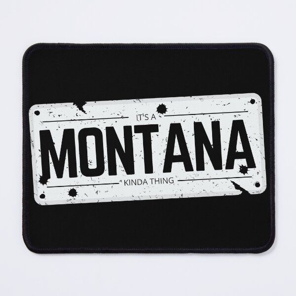 Item preview, Its a MONTANA kinda thing number plate distressed designed and sold by 133DandC.