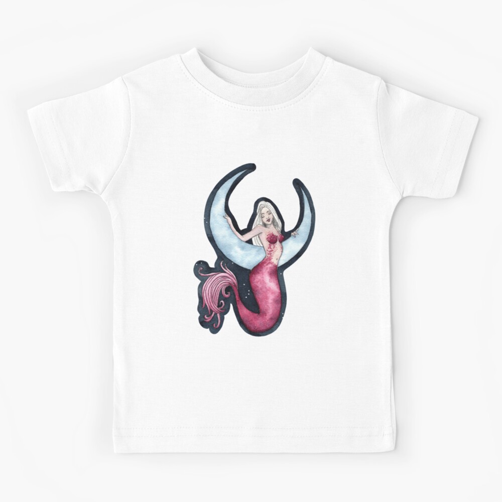 Moon Mermaid Kids T-Shirt