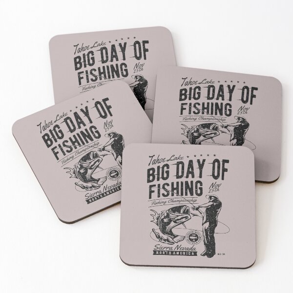 Item preview, Ilustraciones impresas del campeonato de pesca designed and sold by redyellowish.