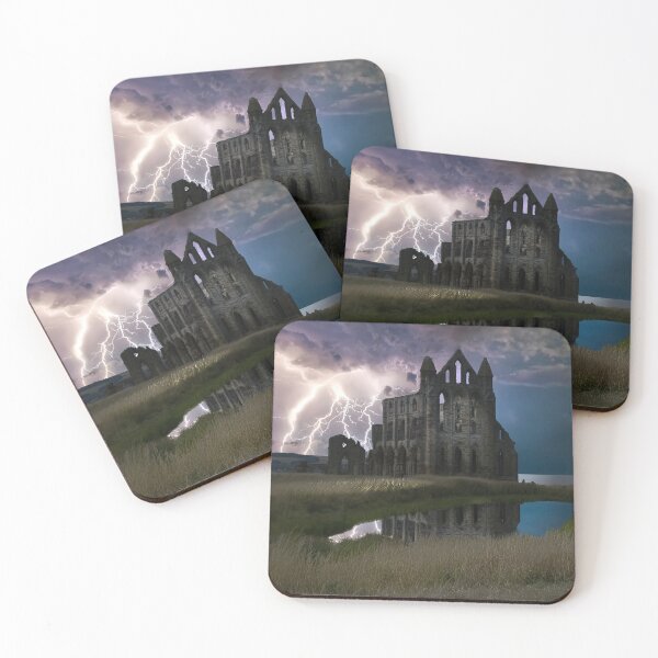 Item preview, Whitby Abbey Lightning Storm designed and sold by Alisonchambers2.