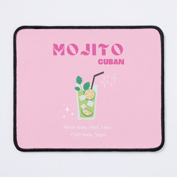 Item preview, Mojito, Cocktail, Drinks, Cocktail Art, Pink Cocktail, Preppy, Pink designed and sold by Magic Love Art Print.