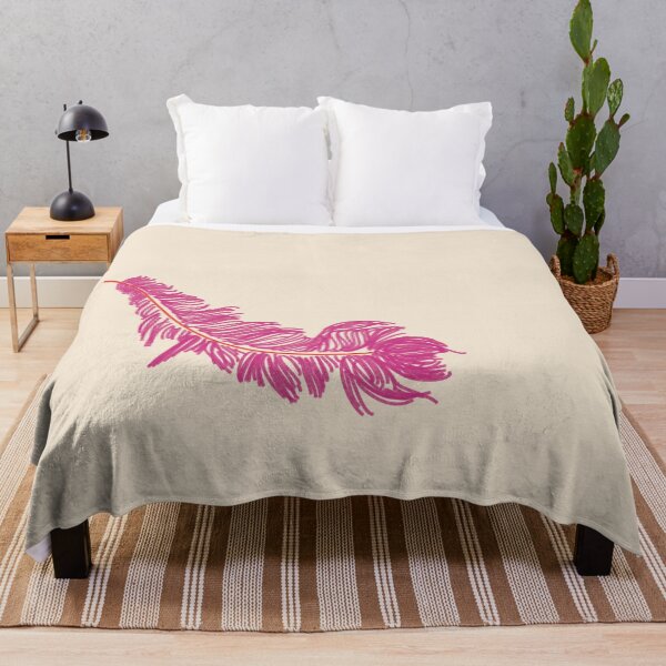 Item preview, Ostrich Feather Lush Pink Print designed and sold by TheKewtestEVER.
