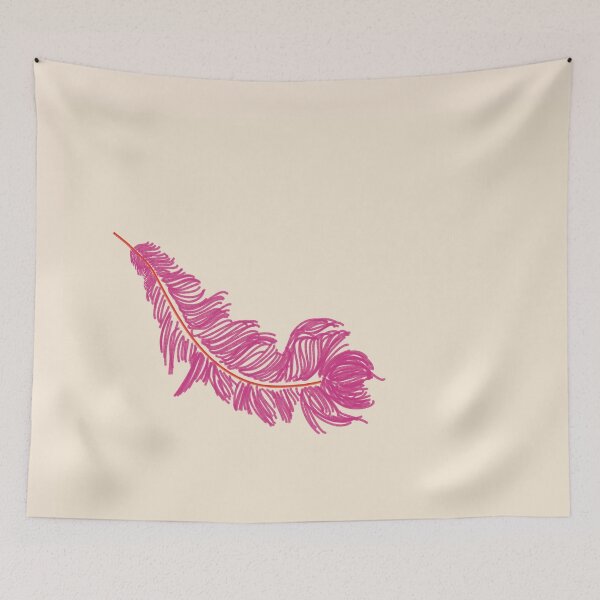 Item preview, Ostrich Feather Lush Pink Print designed and sold by TheKewtestEVER.