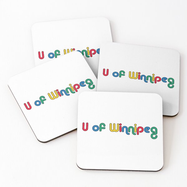 Item preview, U of Winnipeg Red, Green, Blue and Yellow Round designed and sold by CodyTode.