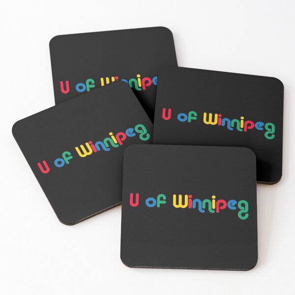 Item preview, U of Winnipeg Red, Green, Blue and Yellow Round   designed and sold by CodyTode.