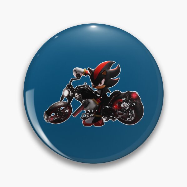 Item preview, Shadow The Hedgehog Fan Art Merch motorcycle   designed and sold by LauraAquino.