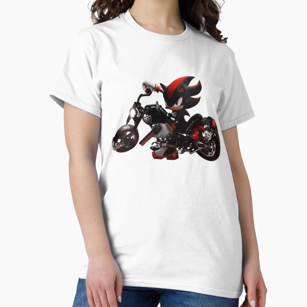 Vista previa del artículo con la obra «Shadow The Hedgehog Fan Art Merch motocicleta», diseñado y vendido por LauraAquino.
