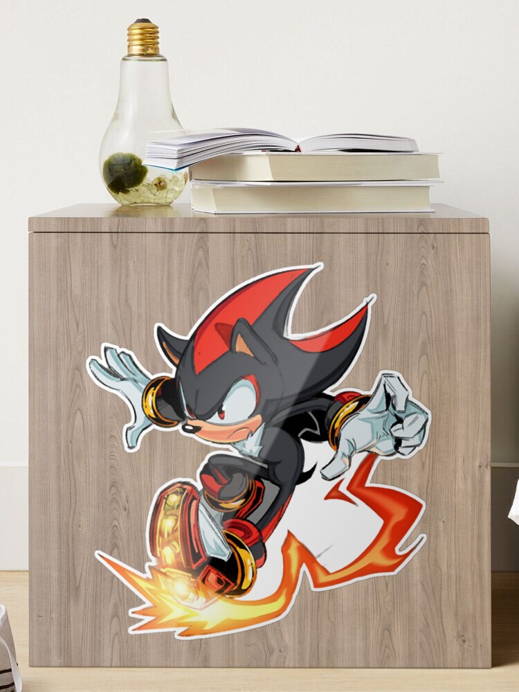 Shadow the hedgehog Fire Sticker for Sale by AndreanaWen