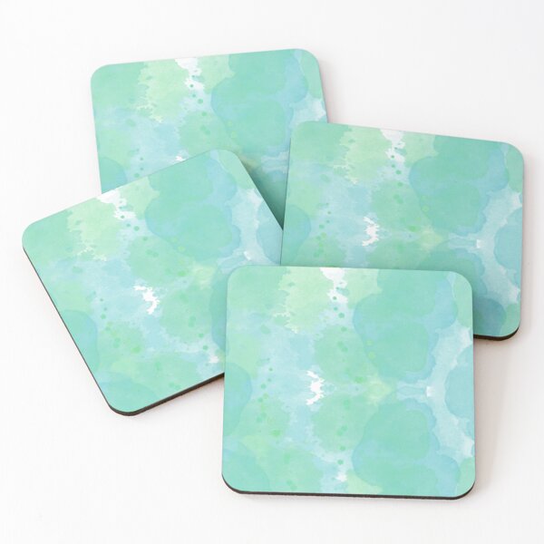Item preview, Bluegreen Watercolor Splotches designed and sold by AuroraSkylily.