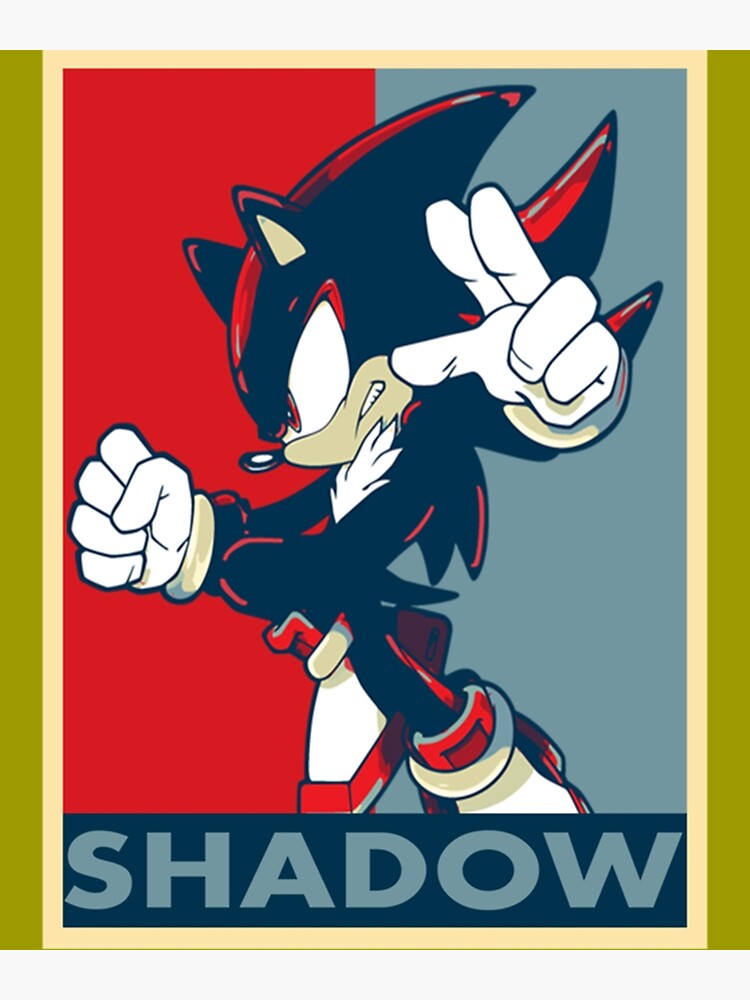 Shadow The Hedgehog Poster, Framed Art, Sonic, NEW, USA