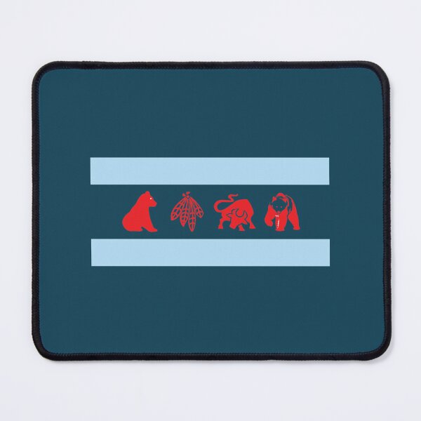 Item preview, Chicago Flag with Teams   designed and sold by whereispapaS.