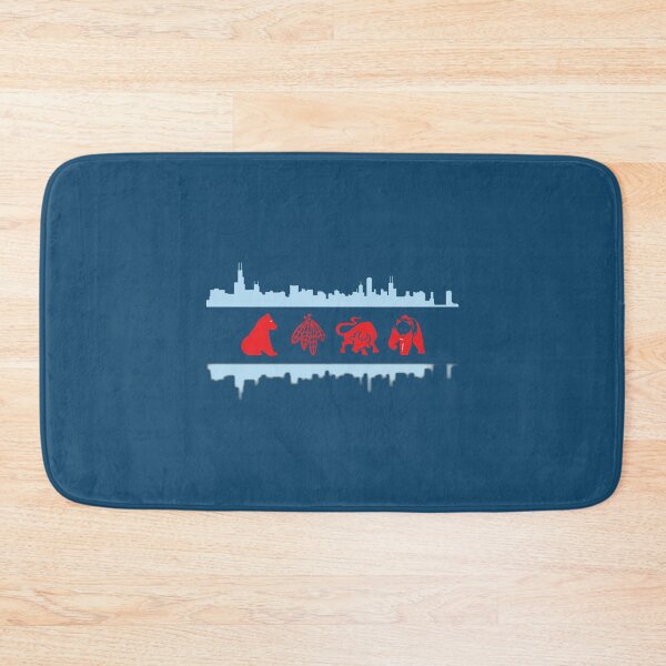 Item preview, Chicago Flags with Teams and Skyline   designed and sold by whereispapaS.