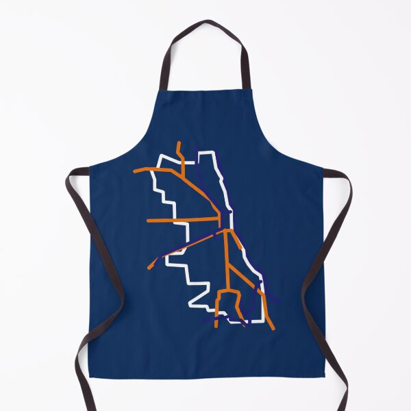 Item preview, Chicago Map Abstract Bears Colors designed and sold by whereispapaS.
