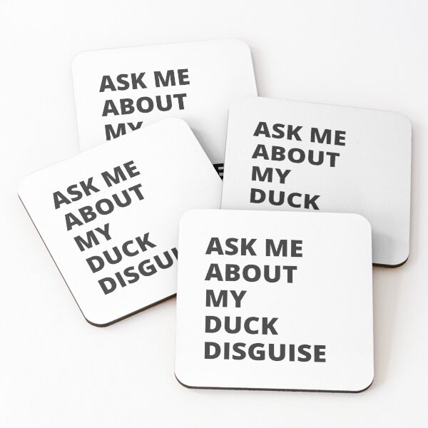 Item preview, Ask Me About My Duck Disguise Funny Quack Costume designed and sold by byrne-ma.