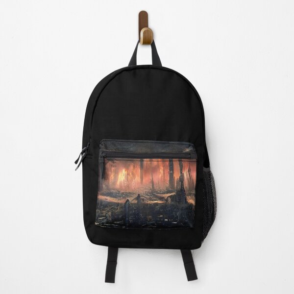 Item preview, Post apocalyptic world painting designed and sold by ThatBanana.
