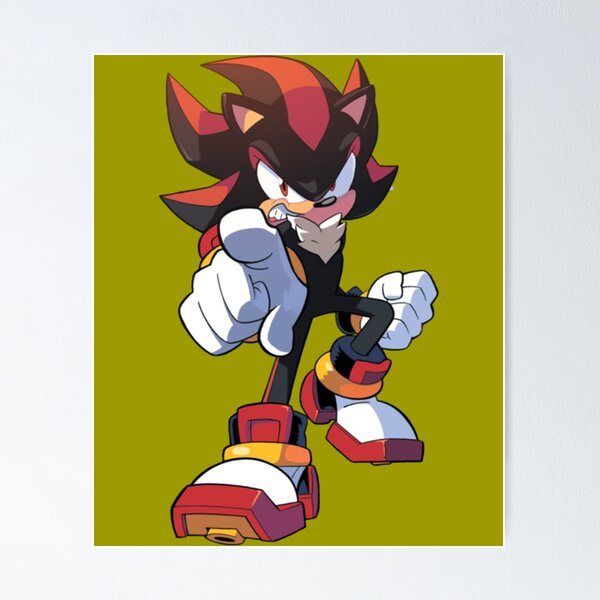 Shadow the Hedgehog (Japanese Edition) Poster for Sale by PLUS