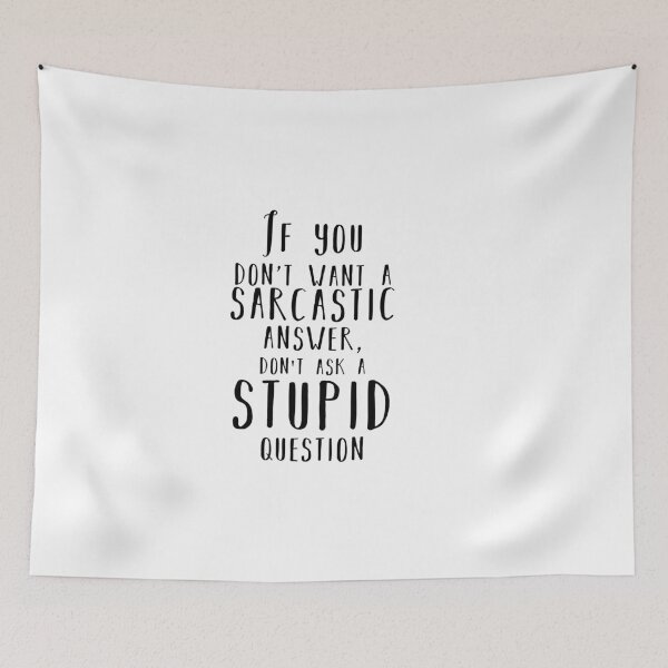 Item preview, stupid question designed and sold by lua-lluna.